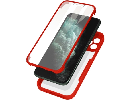 Carcasa iPhone 11 Pro AVIZAR Protección 360° Rojo