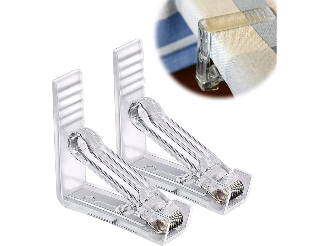 Soporte Transparente Para Mantel, 20 Piezas Ajustables Para Fiestas, Picnics Y Reuniones Familiares.