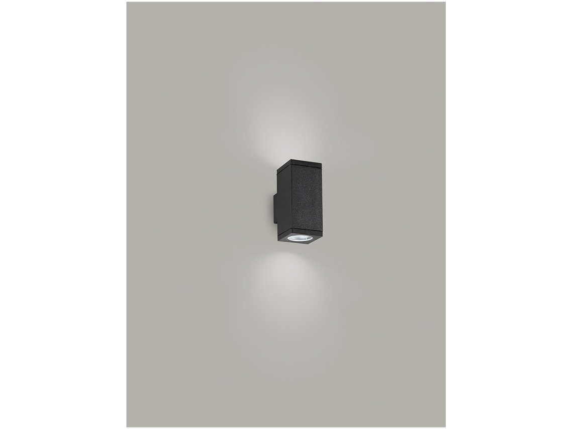 Lámpara rectangular para 2 focos LED gu10 6532 PERENZ Grafito