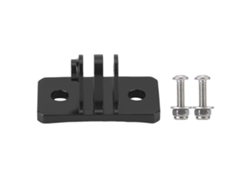 Soporte Fijo Para Casco De Paracaidismo Adaptador Para Cámaras De Acción Gopro 7 6 5 4 Negro