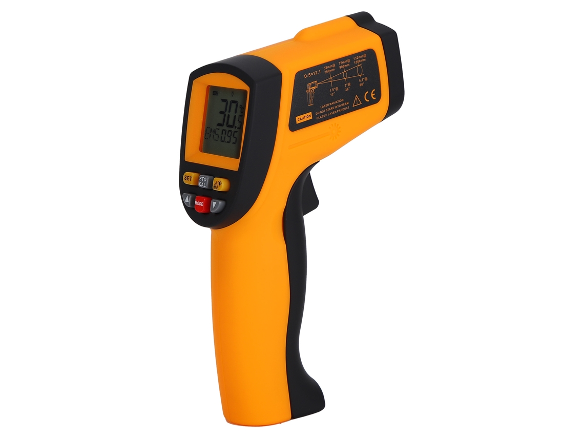 Termómetro Infrarrojo Portátil Sin Contacto Con Pantalla Lcd Digital, Medidor De Temperatura De 700 W Para Uso Industrial.