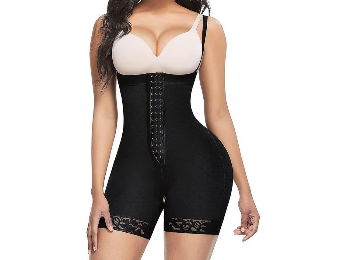 Faja Colombiana Para Mujer Control Abdominal Postoperatorio Garment Pwh X-pequeño Negro