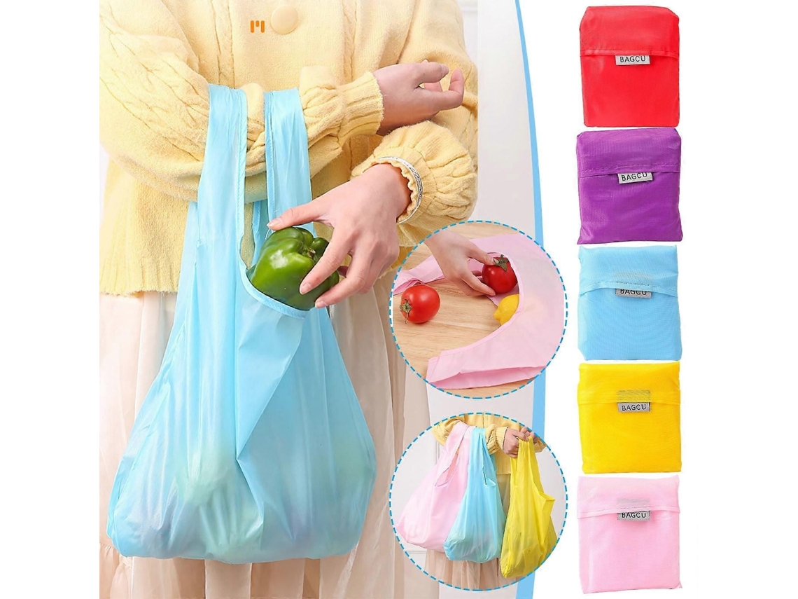 Bolsa de compras portátil de tela Oxford, de gran capacidad y delgada, plegable, para supermercado - GOKOCO ofrece