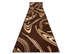Alfombra de Pasillo Karmel Fryz - Coffee Marrón 100 cm