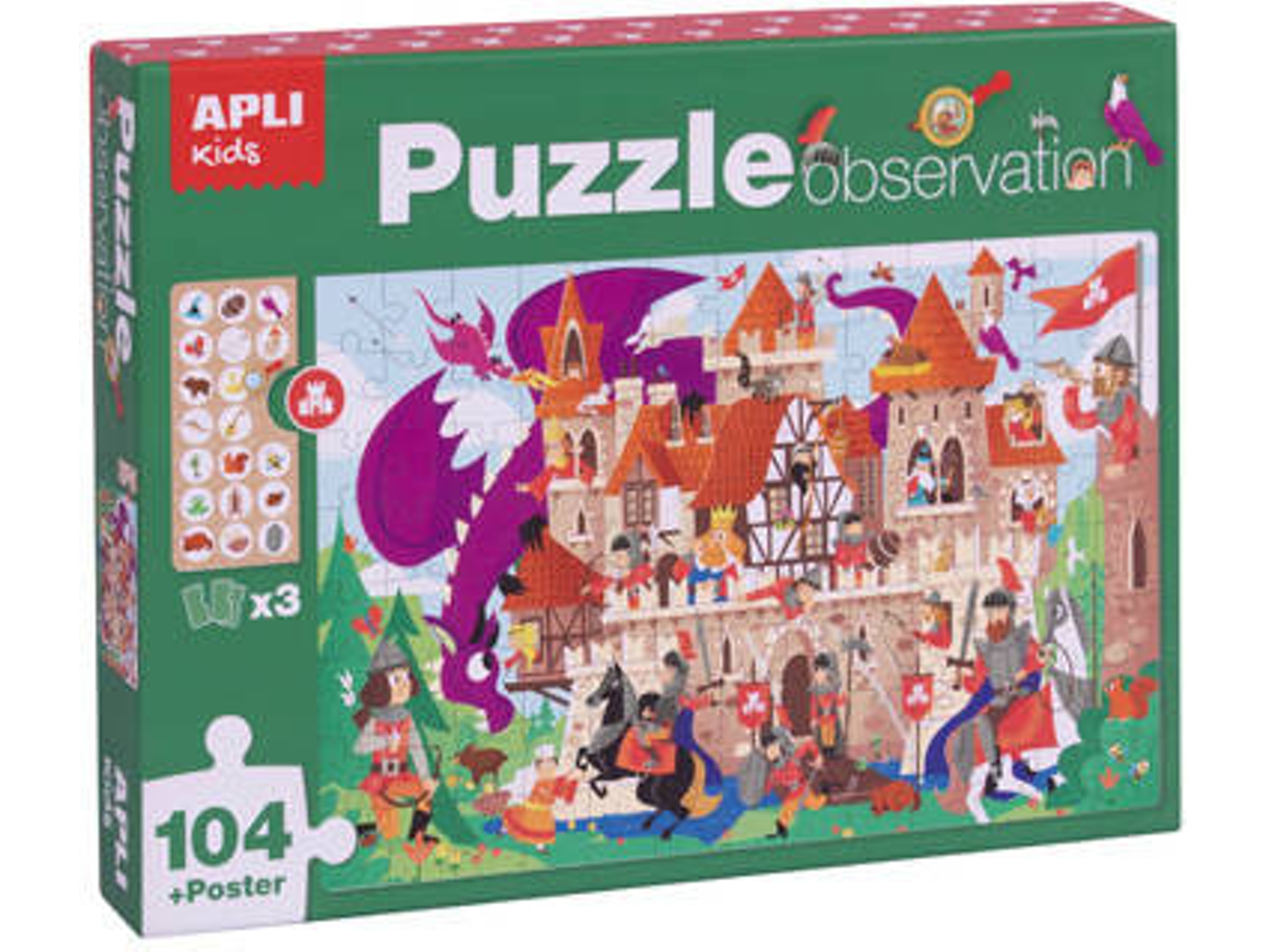 Puzzle APLI Castillo (104 piezas)