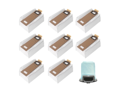 Para saco de pó roborock s7 t7s plus e elementos de filtro de base de carregamento