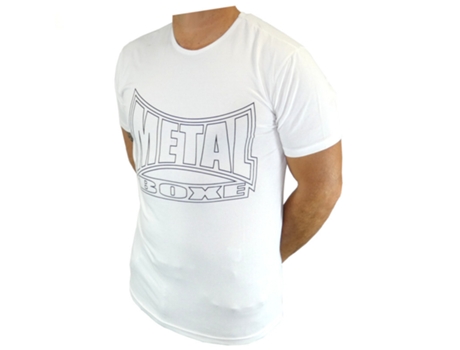 Camiseta de Hombre para Boxeo METAL BOXE Metal Blanco (L)