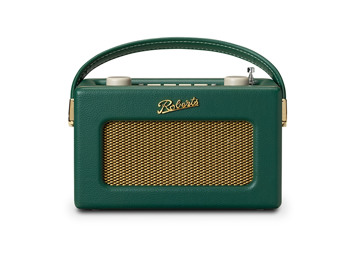 Radio retro analógica y digital Bluetooth con estilo vintage Green Roberts