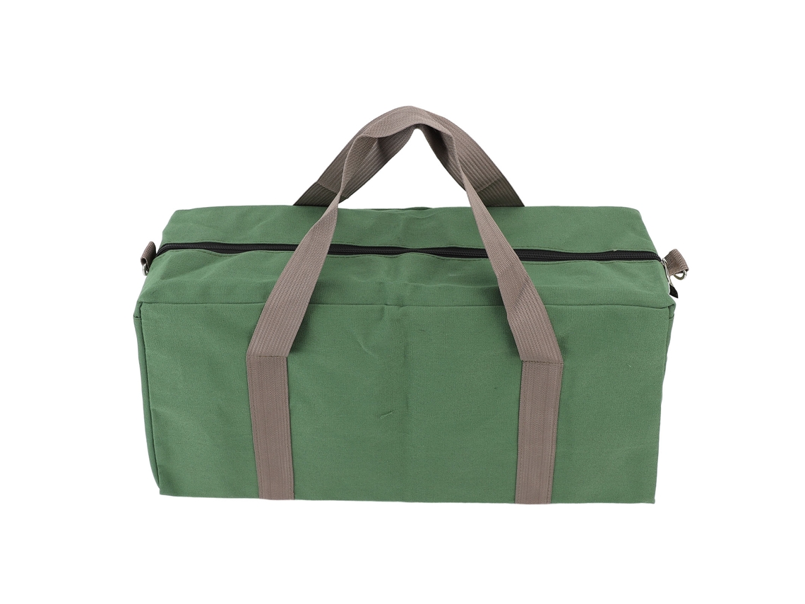 Bolsa De Herramientas De Lona De 20 Pulgadas Con Boca Ancha Y Correa Ajustable, Impermeable, Para Almacenamiento Y Transporte.