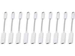 10 Cables Adaptadores Mini Dvi A Dvi Blancos