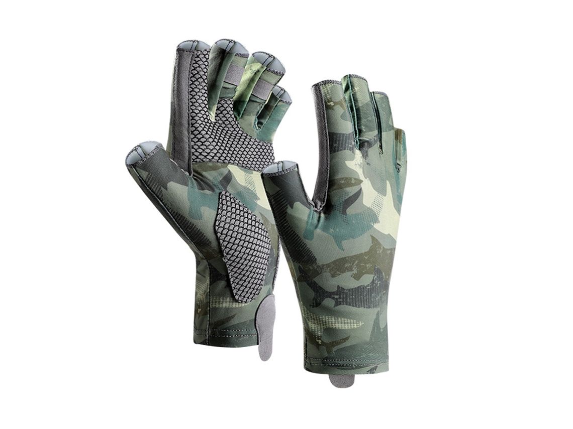 Guantes De Pesca Sin Dedos Con Protección Uv Upf50+ Para Hombre Kayak Senderismo Paddling Conducción Canoa Remo