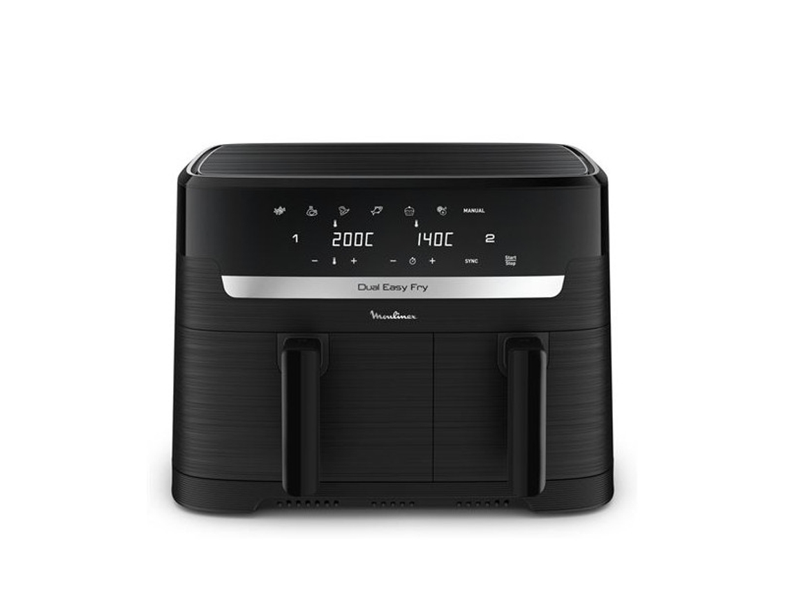 Freidora de Aire Easy Fry Dual Ez901N 8,3 L Negro MOULINEX