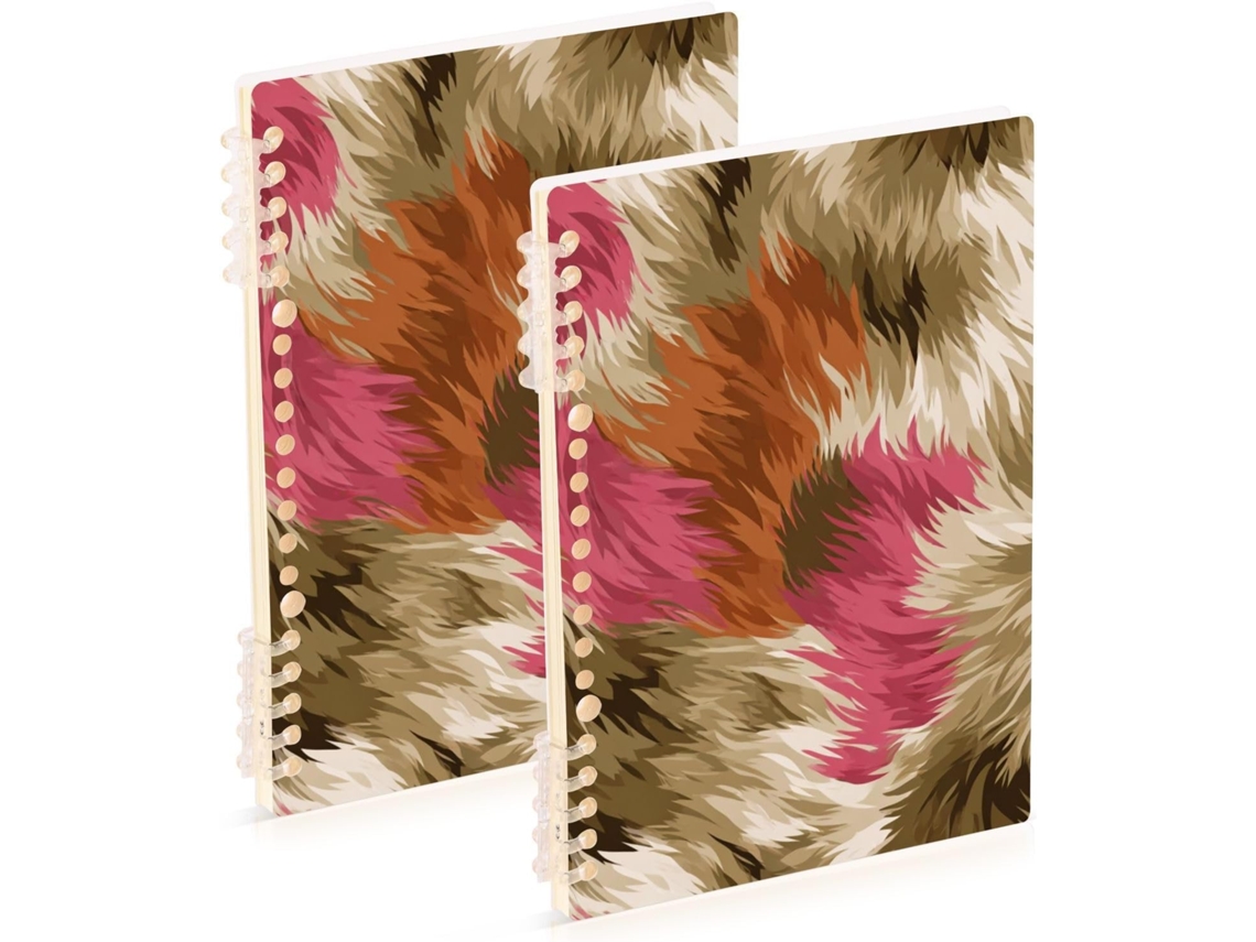 Besportble Juego De Pelo Animal En Marrón Y Rosa Y Polipropileno 21,1 X 14,5 Cm Puedes Usar Este Cuaderno E...