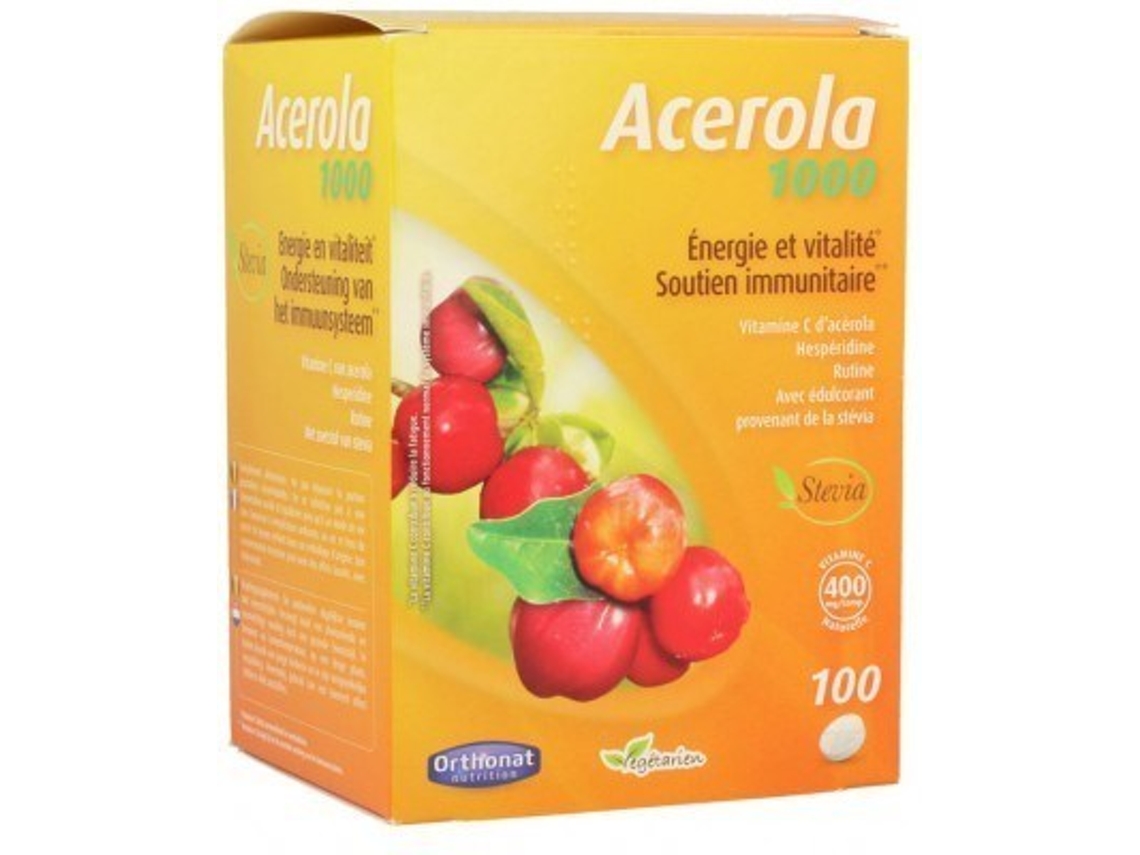 Suplemento Alimentar ORTHONAT Acerola (1000 Mg - Cereza)