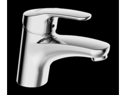 Mezclador de lavabo Hansa Hansamix, sin desagüe emergente, saliente 141 mm, 01082283