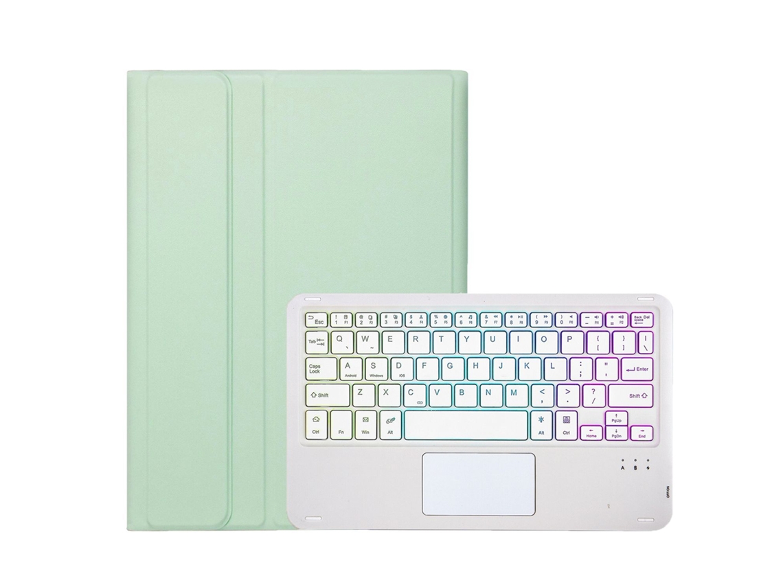 Teclado táctil verde vibrante para Xiaomi Mi Pad 8/8 Pro de 11,2 pulgadas Yunzii (retroiluminado)
