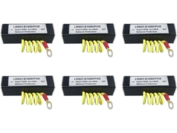 Paquete De 6 Switches Poe Para Cámaras Ip, Rj45 Y 100/1000 M