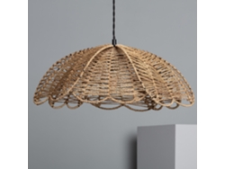 Lámpara Colgante LEDKIA (Negro - E27 - 40 W - Metal - Cuerda)