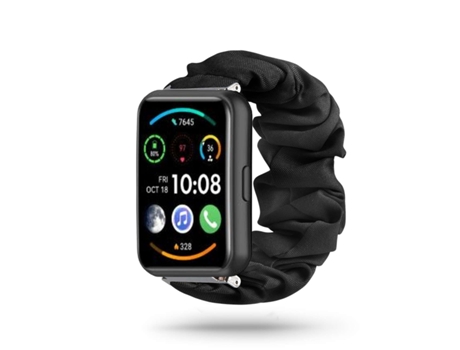 Correa Huawei Watch Fit 2 Pulsera Scrunchie Negro