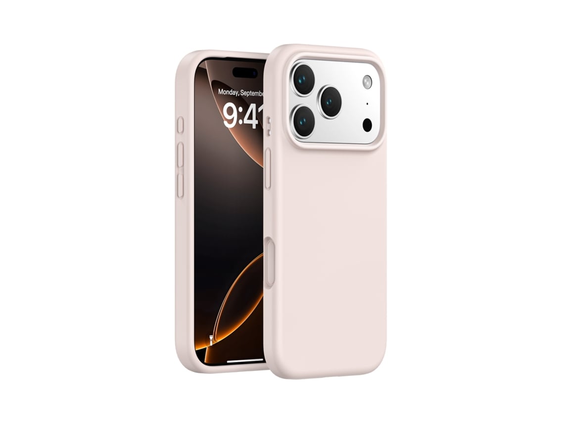 (rosa, Iphone 14 Pro) Funda De Silicona Líquida Para Iphone, Protección Integral Para El Botón De La Cámara.