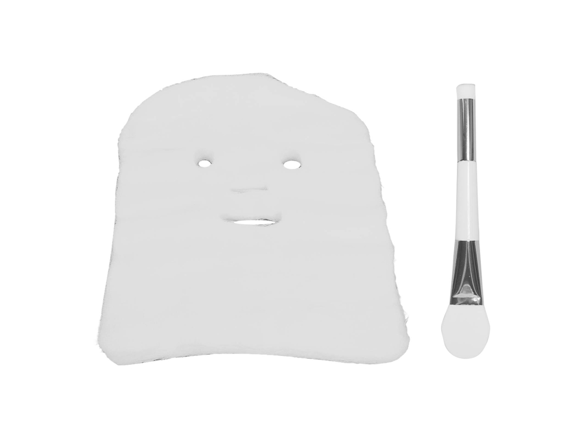 100 Hoja De Mascarilla Facial De Gasas Desechable Con Cepillo Ajuste Perfecto Absorción Fuerte