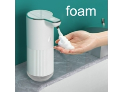 Dispensador automático de jabón en espuma, impermeable, sin contacto, de pared, 360 ml, rellenable, tipo espuma MDUG