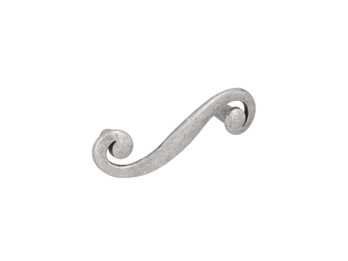 Tirador Para Mueble De Zamac Distancia Entre Centros 64mm Rayas Plata Lote De 25
