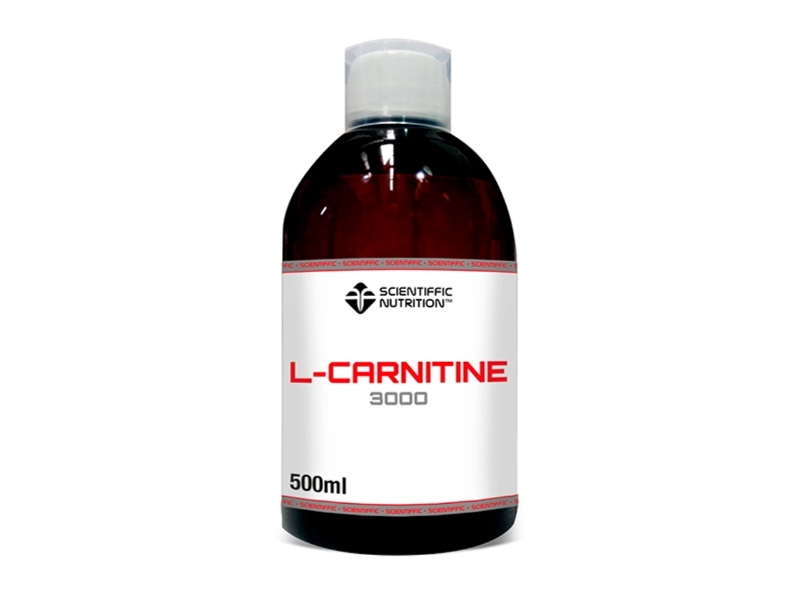 Scientiffic Nutrition - L-carnitina Líquida 500 Ml - Quemador De Grasa - Sabor: Manzana
