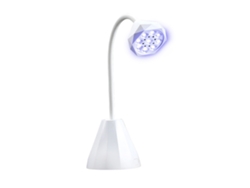 Rebe-lámpara Uv Para Uñas Mini Con Manguera Ajustable Secador Rápido De Adhesivo Para Extensión De Uñas Y Tratamiento De Luz Hogar