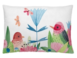 Funda cojín estampado sin relleno 50x30 cm algodón extra suave fabricado en España Dorothy NATURALS