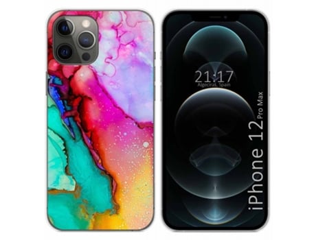 Carcasa iPhone 12 Pro Max (6.7) TUMUNDOSMARTPHONE Dibujos Multicolor