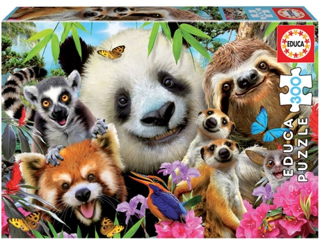 Puzzle EDUCA Junior 300 La Selfie (Edad Mínima: 6 Años - 300 Piezas)