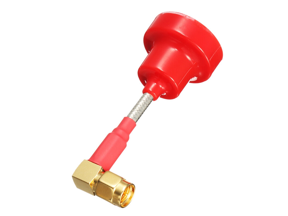 Whitesma Malerealacc Pagoda Rhcp 5.8ghz Antenna - 65mm 5dbi Right Angle Omni Fpv Short Antenna