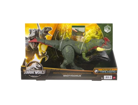Muñeco MATTEL Jurassic World Gigantic Trackers Sinotyrannus dino (Edad Mínima Recomendada: 4 años)