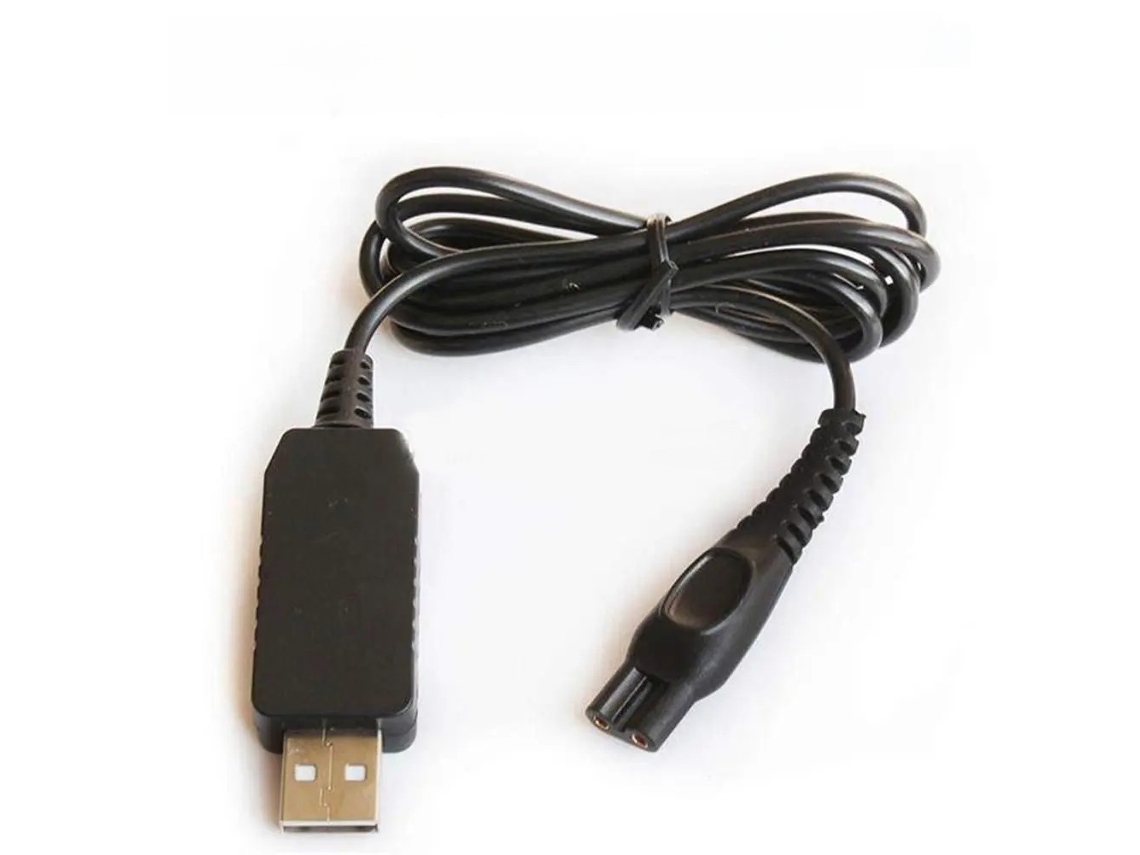 Cargador USB de 8 V para afeitadora Philips One Blade QP2530 HQ850 (cable de alimentación Vayotoy)