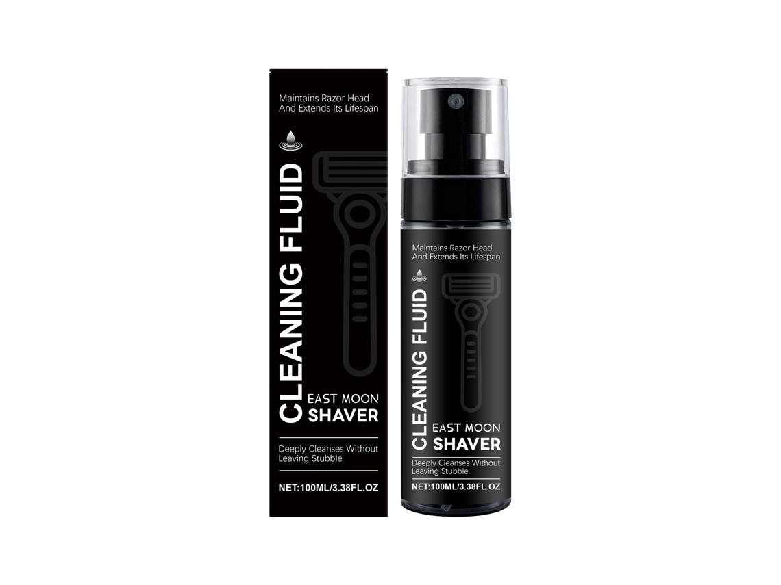 Spray limpiador eficaz para herramientas de afeitado