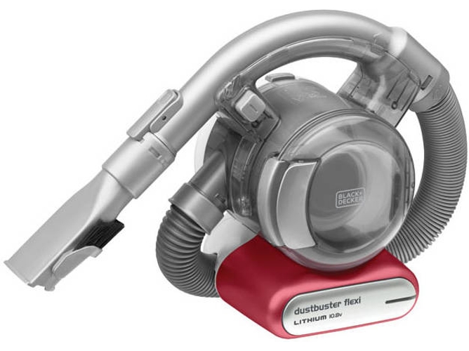 Black+decker Pd1020l Aspirador sin cable 10.8v 1.5ah 560ml manguera flexible y decker gris rojo bolsa