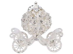 Carruaje De Calabaza Decorado Con Diamantes De Imitación, Joyero, Decoración De Mesa, Manualidades