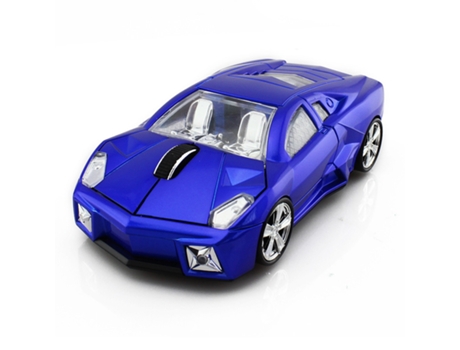Ratón ENKERS Car LED (Inalámbrico - 1600 dpi - Azul)