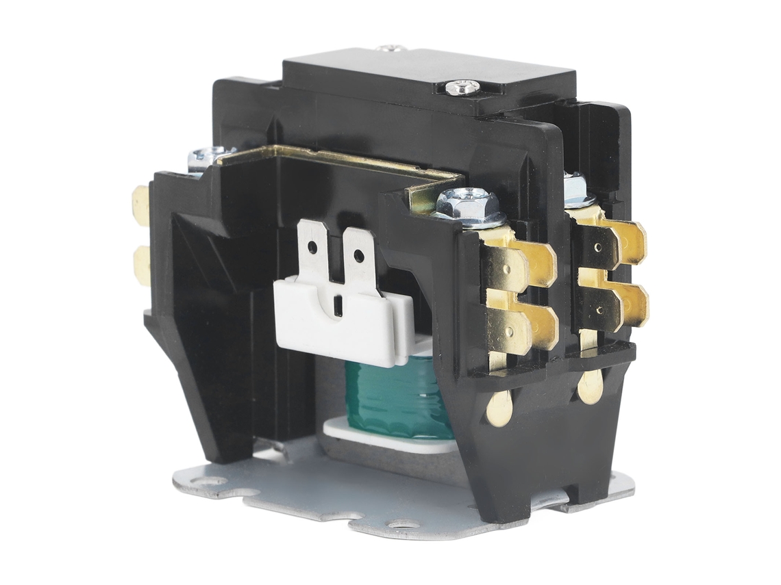 Contactor De Aire Acondicionado De 25 A Y 110 V Para Reemplazo De Condensador De Compresor De Hvac