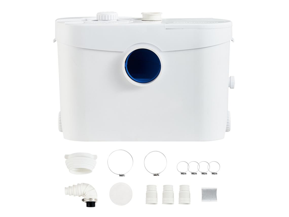 Bomba trituradora Succebuy de 700 W, caudal de 9600 l/h, altura de 10 m, para sumidero de aguas residuales