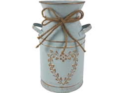Vaso Retrô Em Forma De Coração, Vaso Antigo E Pitoresco De Ferro Forjado.