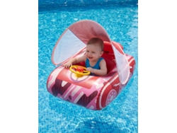 Flotador de piscina para bebés con toldo extraíble CZHHMART
