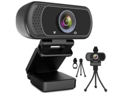 Webcam Hd 1080P Web Camera Usb Pc Computer Webcam con micrófono Laptop Desktop Full Hd Camera Video Webcam 110 Degree Widescreen Black