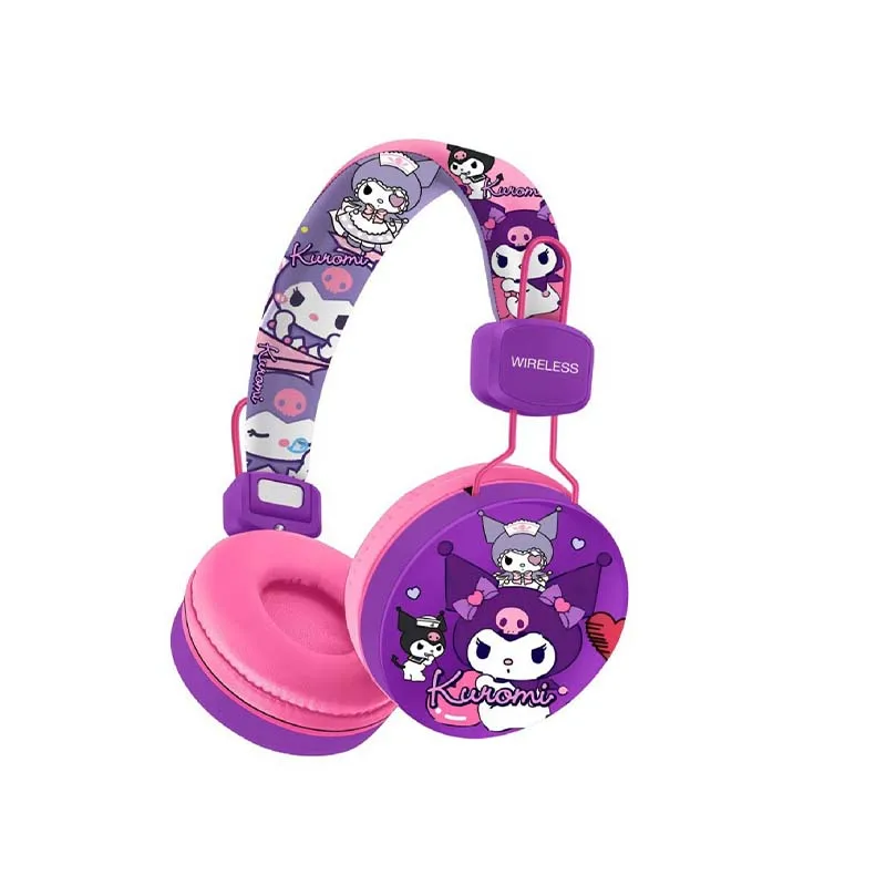 Auriculares Inalámbricos Bluetooth Para Niños (kuromi), Estéreo De Alta Fidelidad Con Micrófono.