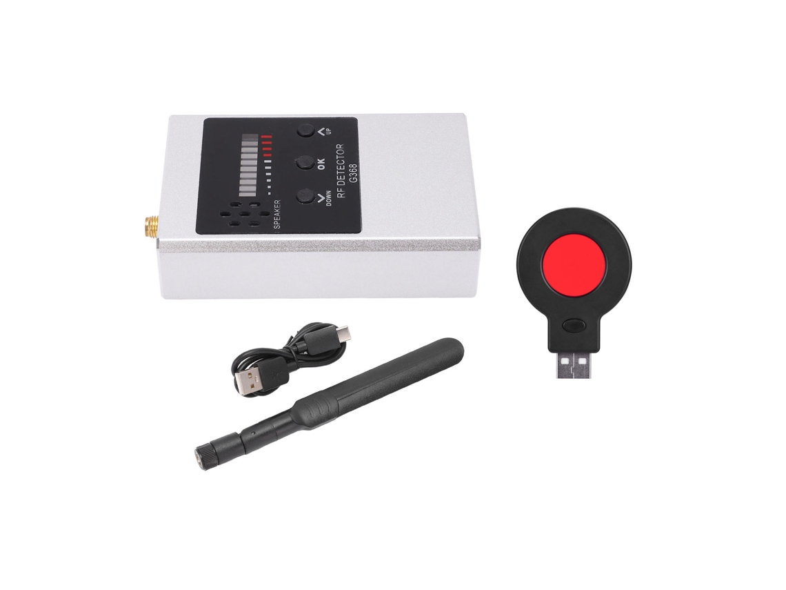 Detector Rf Escáner Señal Gps Cámara Bug Finder G368 Negro