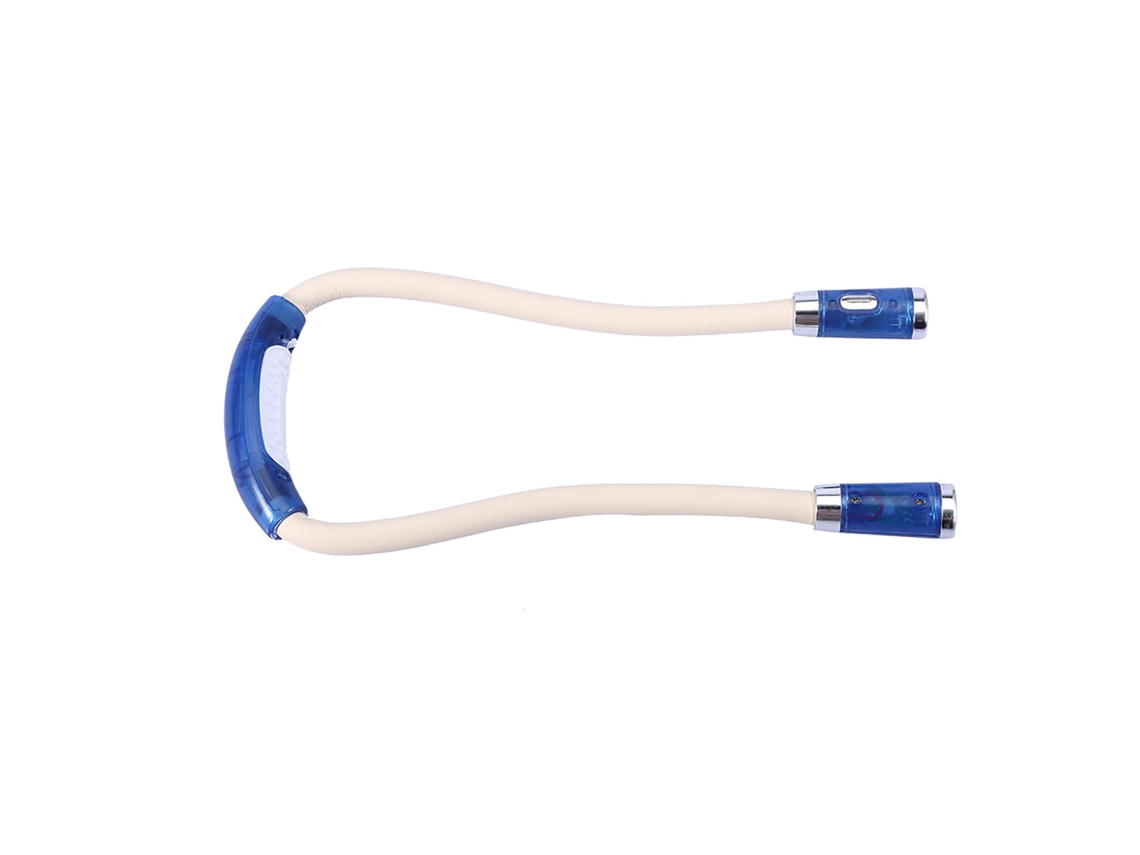 Lámpara De Cuello Led Flexible Con 3 Niveles De Brillo Para Lectura Nocturna (azul)