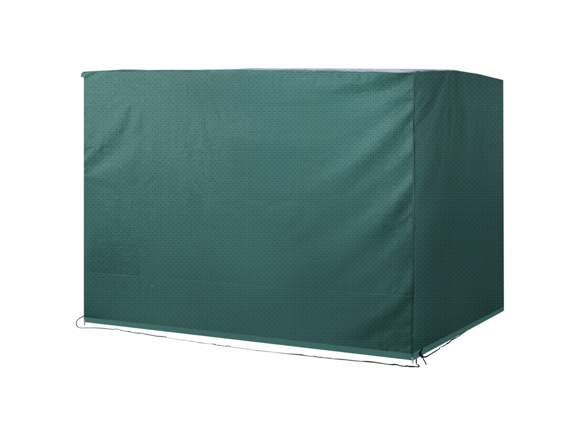 Funda Columpio Jardín 3 Plazas Impermeable Uv Oxford 215x155x150cm Verde