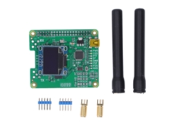 Placa Hotspot MMMDVM HS con firmware preinstalado, pantalla LED y módulo dúplex UHF/VHF.