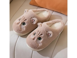 2026-zapatillas De Casa Fluffy Para Mujer Y Hombre, Invierno, Pantuflas Suaves Con Plataforma, Estilo Dulce, Tela De Terciopelo, Talla Normal